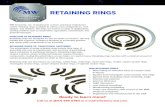 RETAINING RINGS - MW Industries, Inc....RETAINING RINGS Ready to learn more? Call us at (847) 349-5780 or e-mail info@mw-ind.com. MW Industries, Inc. manufactures custom, precision-engineered