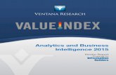 Analytics and Business - docs.media.bitpipe.comdocs.media.bitpipe.com/io_12x/io_129622/item_1313302/Value Inde… · Ventana Research Value Index: Analytics and Business Intelligence