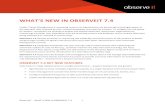 WHAT’S NEW IN OBSERVEIT 7files.observeit.com/docs/ObserveIT-Whats-New-in-7.4.0.pdf · A new ObserveIT QRadar App is available in the IBM Security App Exchange, enabling a faster