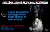 Nuove tecnologie per la gestione degli animali in area urbana · • La ricerca degli animali smarriti e presenti nelle strutture di ricovero Servizi specifici per gli utenti adibiti