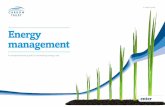Energy management - gbc.ee · energy from fossil fuels. energy management energy management is the systematic use of management and technology to improve an organisation’s energy