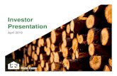 2016 AGM Presentation - West Fraser · 2019-04-30 · General: This presentation and comments associated with it contains ... SPF 3.9 Bfbm SYP 3.2 Bfbm Total 7.1 Bfbm Panels 7 mills