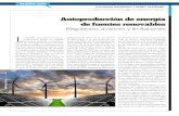 Autoproducción de energía de fuentes renovables Regulación, … · 2017-09-14 · de energía renovable, y de manera particular como autoproductor calificar para el beneficio de