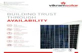 BUILDING TRUST THROUGH AVAILABILITY · 2020-03-02 · BUILDING TRUST THROUGH AVAILABILITY 2019 TOP PERF ORMER PV MODULE RELIABILITY SCORECARD *As per applicable products R-51000566