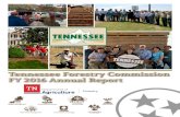 Tennessee Forestry Commission FY 2016 Annual Report · Tennessee Forestry Commission FY 2016 Annual Report. PAGE 2 Tennessee Department of Agriculture ... the 2016 fiscal year. The
