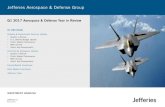 Q1 2017 Aerospace & Defense Year in Revie · Jefferies LLC / April 2017 Q1 2017 Defense & Government Services Quarter in Review The Budget The US defense budget is inflecting, ending