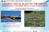 COLDEST ARCTIC BLAST OF THE WINTER · snow is likely Friday. All of Central NY and Northeast PA All of Central NY and Northeast PA All of Central NY and Northeast PA Northern Finger