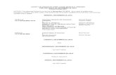 COURT CALENDAR OF CHIEF JUDGE MARCIA S ......2015/11/23  · COURT CALENDAR OF CHIEF JUDGE MARCIA S. KRIEGER FOR THE WEEK OF NOVEMBER 23, 2015 COURTROOM A901 NOTICE: The following