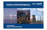 Customer Demand Management - National Grid plc · Customer Demand Management Jeremy Caplin Energy Forecasting Manager. Customer Demand Management ... Can be hard to judge best fit