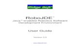 Java-enabled Robotics Software Development Environment · robotics applications, the RoboJDE Java-enabled robotics software development environment opens the door to object oriented