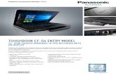 TOUGHBOOK CF-54 ENTRY MODEL - CNET Content Solutions · In terms of flexibility, the Toughbook CF-54 is equally outstanding. It offers a huge array of configuration options, making
