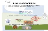 Origin of Halloween - 2014-Body of Worksheetmerge...Origin of Halloween Page 4 of 7 IV.IIVV..IV. THE TRADITIONS DEVELOPTHE TRADITIONS DEVELOP • Eventually, many people moved from