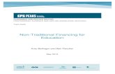 Non-Traditional Financing for Education - gov.uk · 2016-08-02 · NON TRADITIONAL FINANCING FOR EDUCATION About EPS-PEAKS EPS-PEAKS is a consortium of organisations that provides