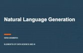 Natural Language Generation - Courses · - ACL tutorial on story telling from structured data and knowledge graphs ... Weather Ontology Database (Relational DB) for Weather Natural