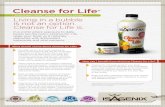 Cleanse for Life - gr8solutions.com · Cleanse for Life contains pure Aloe vera inner-leaf gel, the most concentrated form of the plant, which promotes a strong immune ... Cleanse