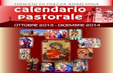 DIOCESI DI PIAZZA ARMERINA calendario pastorale · 47a Giornata mondiale della Pace II dopo NATALE Giornata dell’Infanzia Missionaria Giornata Pro Seminario, Mazzarino, Riesi -