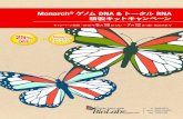 Monarch ゲノムDNA &トータルRNAMonarch Total RNA Miniprep Kit モナーク・トータルRNA 精製キット 特長 • 様々なサンプルから高品質のRNA を精製•