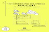 ENGINEERING GRAPHICS ESSENTIALS - SDC Publications · Engineering Graphics Essentials with AutoCAD Instruction iv Chapter 9: Tolerancing in AutoCAD *9.1) Introduction 9 - 1 *9.2)