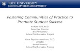 Fostering Success in Mathematics through Communities of ... communities.pdfFostering Communities of Practice to Promote Student Success Richard Parr, Ed.D. Executive Director . ...