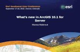 What's new in ArcGIS 10.1 for Server · GIS Analyst Service Definition Service Definition Data Stores ... Enabling Enterprise and Pervasive GIS abling Enterprise and Pervasive GIS