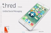 Unified Social Messaging For personal use only · Unified Social Messaging March 2016 THD.ASX THD.ASX Integrating with; For personal use only. DISCLAIMER This presentation contains