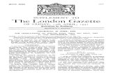 SUPPLEMENT TO The London Gazette - ibiblio · 2004-09-26 · 39202 2127 SUPPLEMENT TO The London Gazette OF FRIDAY, i3th APRIL, 1951 b? Registered as a Newspaper THURSDAY, 19 APRIL,