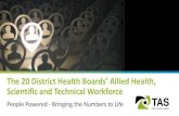 The 20 District Health Boards’ Allied Health, Scientific ......The 20 District Health Boards’ Allied Health, Scientific and Technical Workforce People Powered - Bringing the Numbers