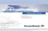 DenizBank Economic Update2 Economy (I) DenizBank Economic Update September 2016 was 4.3%. th tion GDP growth remained below expectations as domestic spending cut pace... Turkish economy