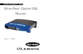 Router oadband™ · PDF file The Linksys EtherFast Cable/DSL Router Congratulations on your purchase of a Linksys Instant Broadband EtherFast ... (Quality of Service) ... 8-Port Router