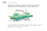 Small animal soft tissue surgery Special orthopedic …...Small animal soft tissue surgery, special orthopedic procedures Seite 3 Program overview 22.08. 0900 Welcome, goal of the
