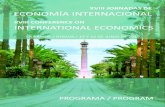 XVIII JORNADAS DE ECONOMÍA INTERNACIONAL · xviii jornadas de economÍa internacional xviii conference on international economics la rÁbida / huelva / 15 y 16 de junio de 2017 programa