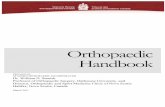 Orthopaedic Handbook - Language selection€¦ · Orthopaedic Handbook P. REPARED BY: STANISH ORTHOPAEDIC INCORPORATED . ... Osteoarthritis is the most common form of joint disorder