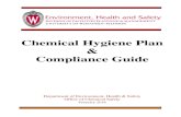 Chemical Hygiene Plan Compliance Guide · Chemical Hygiene Plan & Compliance Guide Department of Environment, Health & Safety ... developed to maintain compliance with the OSHA Laboratory