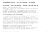 11/14/12 Chemical Hygiene Plan CHEMICAL HYGIENE PLAN …webmedia.jcu.edu/chemistry/files/2012/11/Chemical-Hygiene-Plan.pdf · "OSHA Laboratory Standard Implementation Guide"; Leo