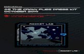 AS THE CROW FLIES press Kit OCTOBER 2019 - Rocket Lab€¦ · The mission is named ‘As The Crow Flies’ in a nod to Astro Digital’s Corvus Platform, which provides flexible and