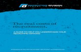 The real costs of recruitment. - RECRUITmENT PROCESS OUTSOURCING Recruitment Process Outsourcing (RPO)