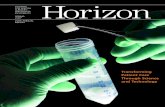 Horizon - HSS · 2014-03-24 · ing into practice the latest blood conser- ... continuum of clinical and basic science ... Lab and the Soft Tissue Engineering Lab, examines (surgery.
