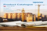 Product Catalogue - Amazon S3 · Product Catalogue July 2016 PEX plumbing Fire safety Hydronic piping Radiant heating and cooling Pre-insulated piping Product Catalogue July 2016.