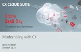 CX CLOUD SUITE - Oracle · Reduced customer acquisition costs Enhanced consistency at each touch point Realized lead qualification capability Improved business management with sales