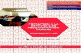 FORMATION A LA DEMARCHE DE PROGRAMMATION URBAINEmiqcp.gouv.fr/images/accueil/Formation-a-la... · E-learning : la formation à distance INTRA E-learning : la formation sur-mesure
