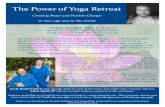 The Power of Yoga Retreat - Bodyworks Massage · Our retreat facilitators, Nayaswamis Dharmadas and Nirmala, have been disciples of Paramhansa Yogananda for more than 35 years. They