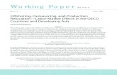 Working Paper 07-2 Offshoring, Outsourcing, and Production ... · Offshoring, Outsourcing, and Production Relocation—Labor-Market Effects in the OECD Countries and Developing Asia