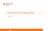 Capturing Growth Opportunities - Invest in Georgia · 1 April 2016 BGEO – Shareholder structure and share price As of 31 December 2015 page 4 Up 107% since premium listing1 US$