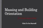 Massing and Building Orientation...referred to as natural cooling. Both of these strategies rely solely on the proper passive design of building components and how well the design