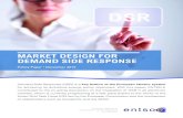 Market Design for DeManD siDe response€¦ · ENTSO-E »Market Design for Demand Side Response« Policy Paper | 4 ENTSO-E »Market Design for Demand Side Response« Policy Paper