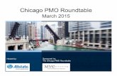 Chicago PMO Roundtable - MVC Consulting · 2015-11-06 · • The Chicago PMO Roundtable brings you, local PMO Leaders and Professionals together, with the goal of providing a forum