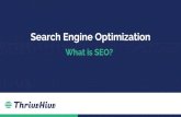 What is SEO? - · PDF file What Is SEO? SEO is an abbreviation for Search Engine Optimization Process of making a website discoverable through search engines such as Google, Yahoo,