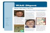 WAG Digest - Home | Writers Alliance of Gainesville€¦ · managing the WAG blog. If you’re interested in writing a blog for the WAG Web site (), please send information to Cindy
