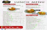 Pe-menu Aroydee editthaisushiaroydee.com/content/menu/lunch.pdf · Sulee Bento Chef's choices sashimi (6pcs), Chef's choices nigiri (3pcs), California Roll (8pcs) and orange Red Curry