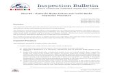 2012-04 – Hydraulic Brake System and Trailer Brake ... · This Inspection Bulletin describes inspection procedures and operating information for commercial motor vehicles and trailers